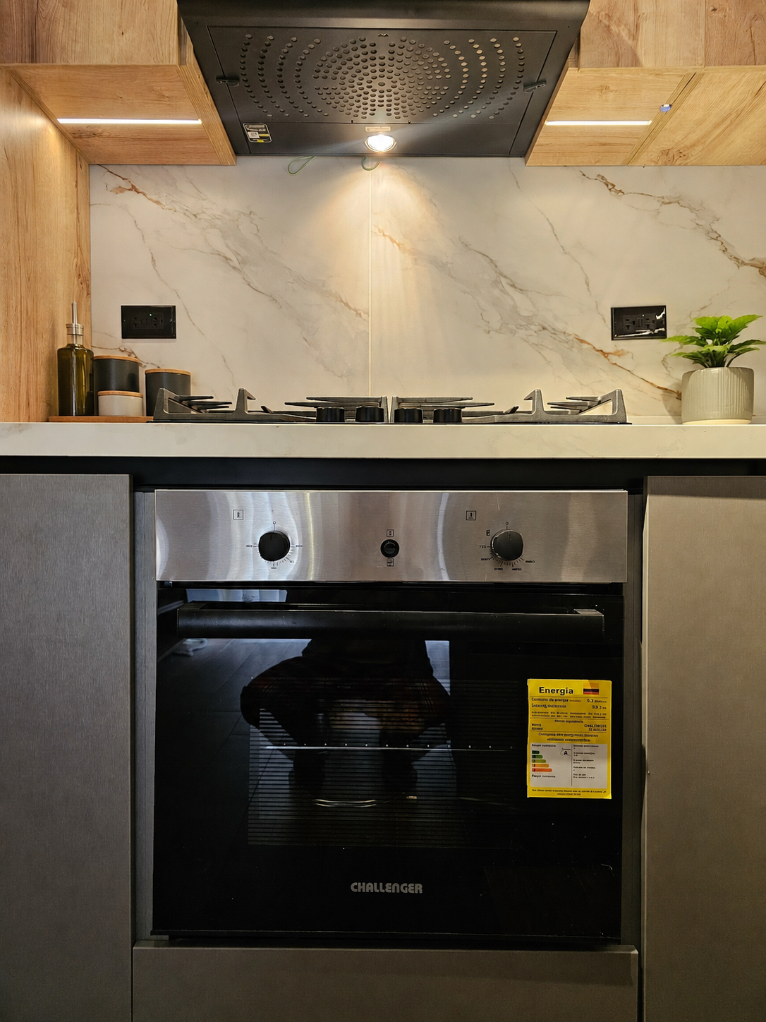 Cocina integral premium — Cocina con carpintería a medida, piedra…