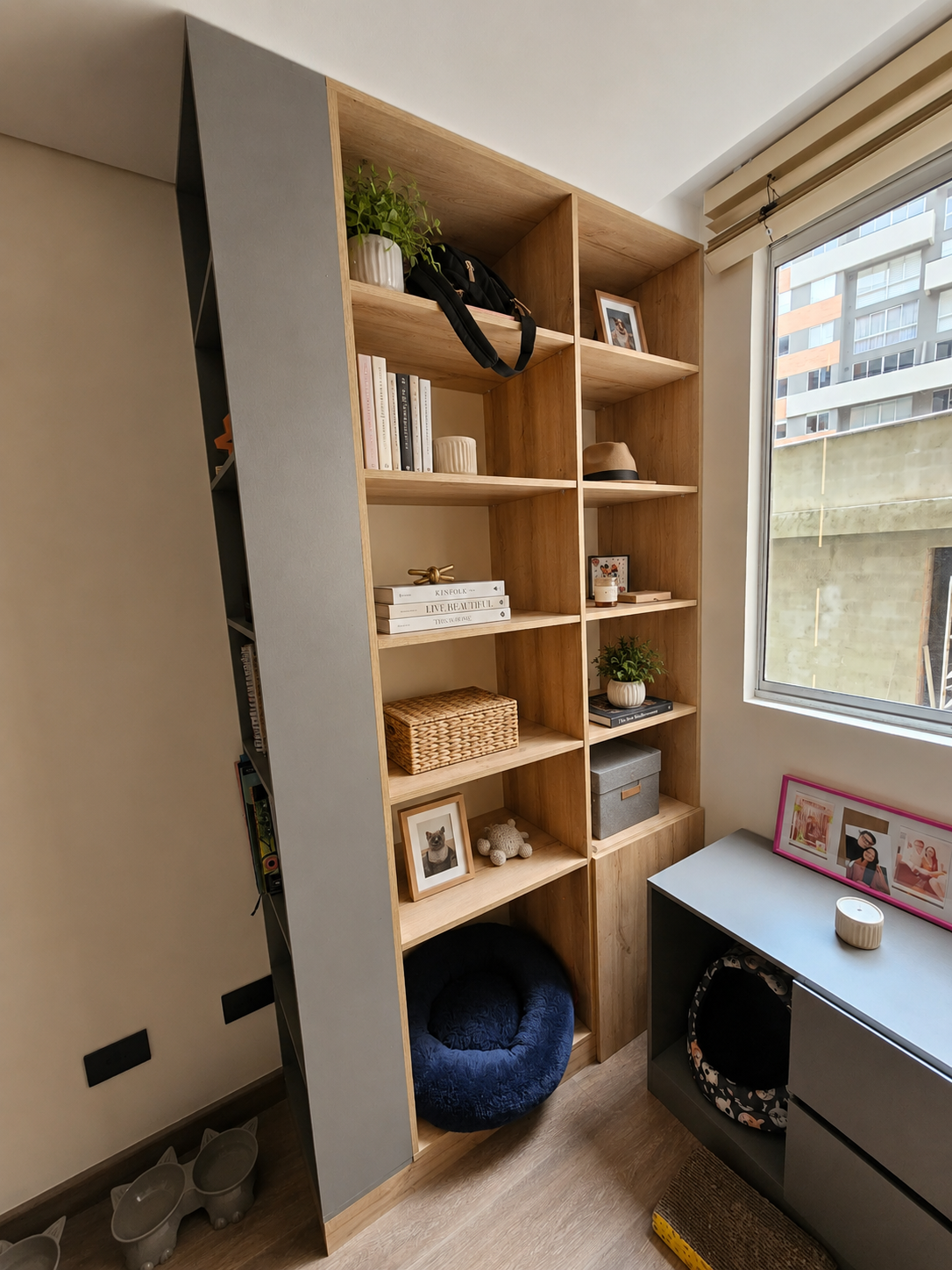 Estudio y biblioteca