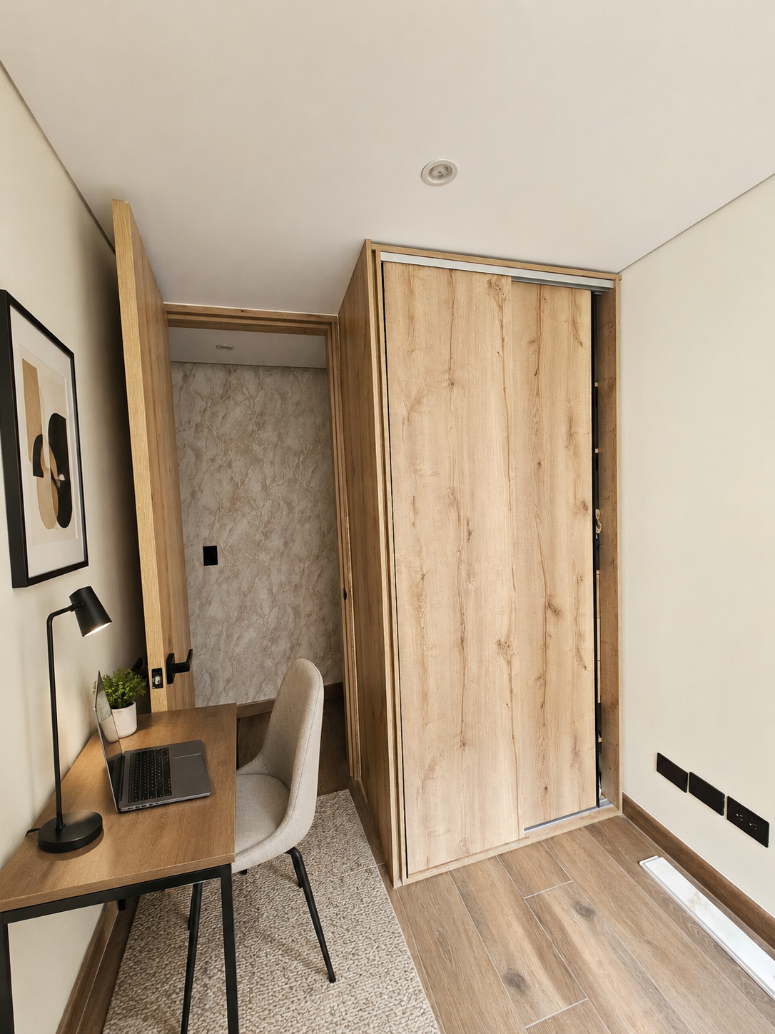 Estudio y biblioteca — Espacio de estudio con biblioteca,…