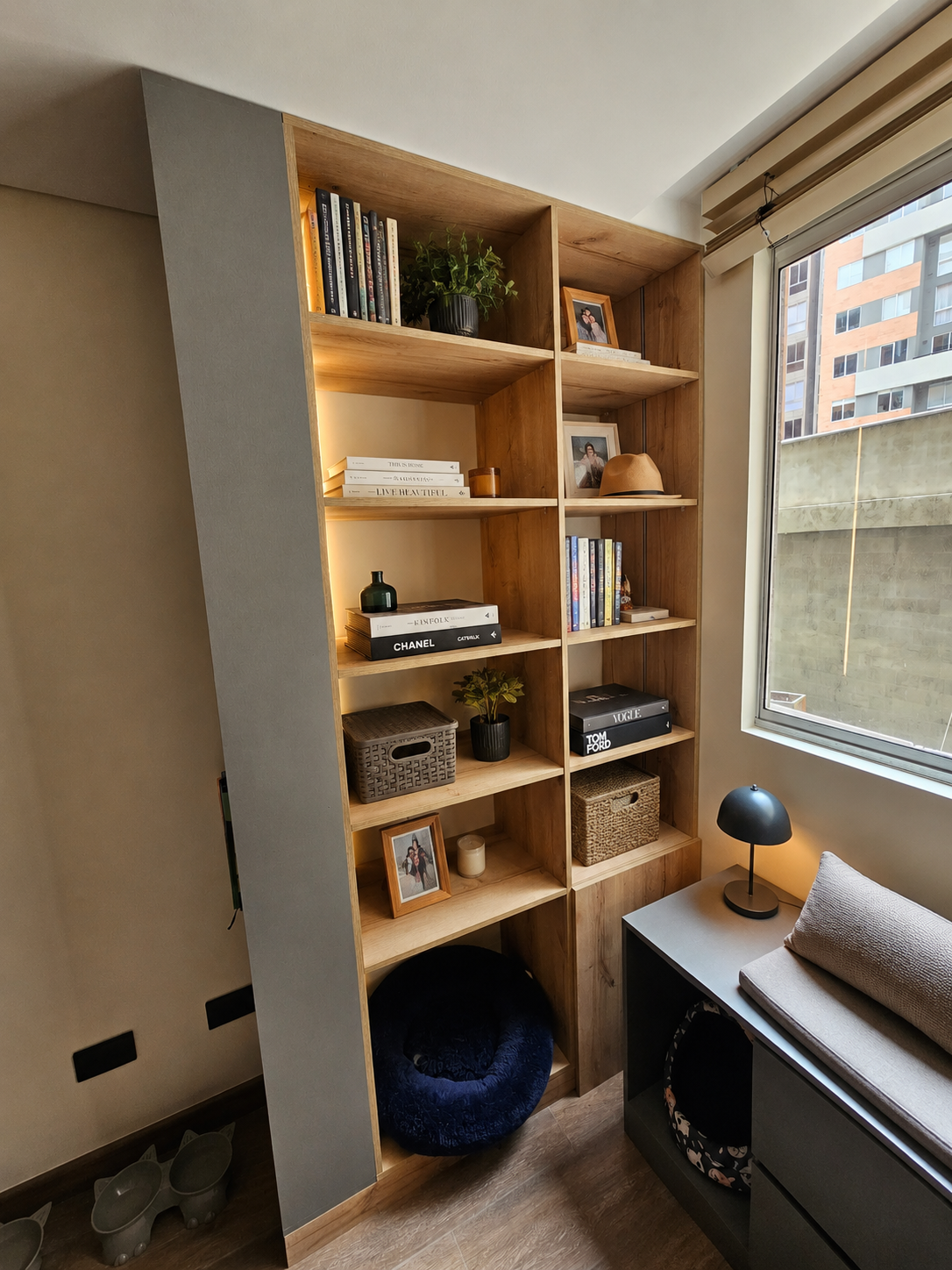 Estudio y biblioteca — Espacio de estudio con biblioteca,…